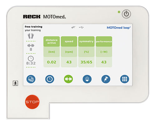 motomed loop display
